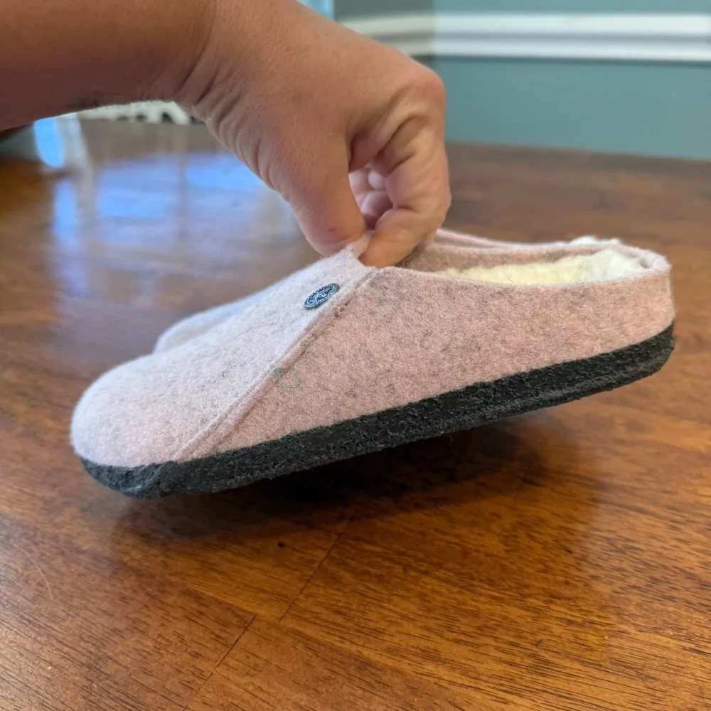 Birkenstock Zermatt Shearling Wool Felt Clog size 2